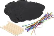 1 Set Scratch Painting Halloween for Halloween Decorations Outdoor Holiday for Design Pumpkin Scratch Painting Handmade Craft Black Paper