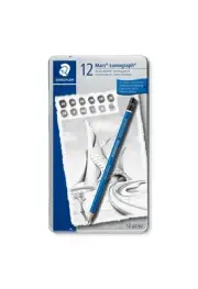 Lumograph Graphite Drawing & Sketching Pencils, Soft Set of 12 Degrees (100G12S)