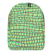 Alligator print Minimalist Backpack