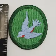Girl Scouts Bluebird Troop Crest Junior Badge Patch 2000 Plastic Back Oval