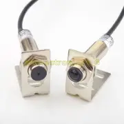 NEW M12 NO Laser Sensor Photoelectric Switch Infrared Visible light Sensor