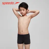 在飛比找蝦皮購物優惠-Speedo速比濤兒童泳褲男童專業訓練抗氯速干游泳褲平角中大