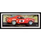 Allan Moffat 1970 Lakeside Trans-Am Mustang Panoramic Photo Framed