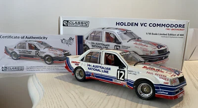 Classic Carlectables 1:18 Holden VC Commodore Jones Cullen Bathurst 1981 Model