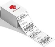 Phomemo 4x6 Thermal Direct Shipping Label, 4''x 6'' Fan-Fold Labels, Compatible with All 4x6 Shipping Label Printer, 1 Pack of 500 Labels