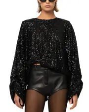 Nonchalant Label Frankie Sequined Top