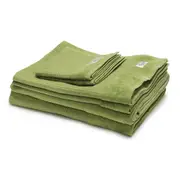 6pc Onkaparinga Mossman 100% Cotton Bath/Face/Hand Towel Bathroom Set Tarragon