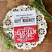 Gift Magnet * MawMaw Rules* Cute Gift USA * Fun little gift