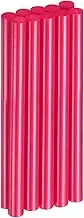 uxcell 10pcs Hot Glue Sticks 0.43" Dia x 5.91" Long EVA Mini Hot Melt Adhesive Glue Stick for Hot Melt Gun Wood Plastic Glass Flowers Fabrics Foam, Rose Red