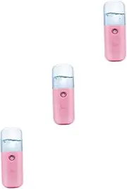 minkissy Pcs Charging Facial Steamer Portable Nano Mist Sprayer Handheld Face Sprayer for Non-slip Design Face Mist for Women Men
