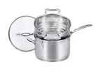 Scanpan Impact Set With 20cm Saucepan & 20cm Multi Steamer, 2 Piece