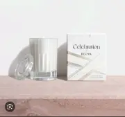 ECOYA Celebration Mini Candle Soy Wax 80g BNIB White Musk Vanilla