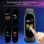 M5 Waterproof Smart Bracelet Touch Screen Step Counting Sports Band Watch Bl BEA