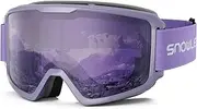 Snowledge Ski Goggles for Men OTG Snow Goggles Womens Anti-Fog UV400 Protection Ski Accessories