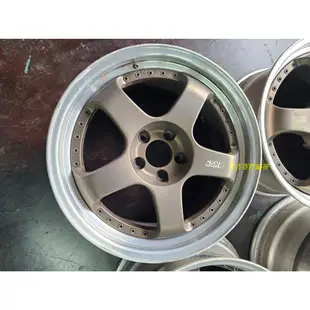 (中古零件協尋) SSR SP1 18吋 5X114.3 三片式鍛造鋁圈 前後配 前8J後9J