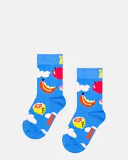 Kids Cloudy Fruit Sock Blue