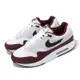 Nike 休閒鞋 Air Max 1 男鞋 女鞋 白 紅 Dark Team Red 氣墊 經典 運動鞋 FD9082-106