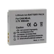 Li-ion NB-4L Battery For Canon IXUS 30 40 50 55 60 65 70 75 80 IS 100 IS Camera