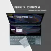 Clear Silicone Keyboard Cover Film For Asus ZenBook Pro Duo 15 UX581 UX582