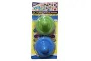 1 Pack of 2 Kwik Life Scourer with Plastic Handle Cleaning Dishes Pots & Pans