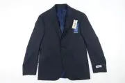 KENNETH COLE REACTION TECHNI-COLE NAVY BLUE 38 SHORT 31 2 PIECE SUIT MENS NEW