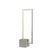 Modric Table Lamp Black Silicon Grey Iron - MODRIC TL-GY