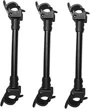 Luxshiny Twin Pram Connector 3pc Aluminum Tube Hooks Strong Universal Stroller Connector for Double Buggy Sibling Travel Accessory