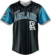 AFL 'Slugger' Baseball Shirt - Port Adelaide Power - Tee - Aussie Rules