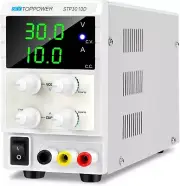 DC Power Supply,30V 10A Variable Bench Lab Power Supply Switching 3-Digital