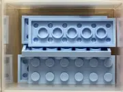 LEGO Parts - Bright Light Blue Plate 2 x 6 - No 3795 - QTY 5