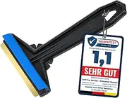 Ice Scraper Car Brass - Test Winner 2024* - Fast, Effortless & Gentle - Murska Windscreen Scraper Car - Efficient, Safe Snow Scraper Car - Premium HIPS & Brass Blade - from Finland Black/Blue