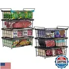 iSPECLE Deep Freezer Organizer Bins - Fit 10 to 20 Cu.FT Chest Freezer, 7 Pac