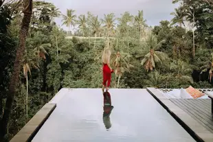 烏布的1臥室 - 2000平方公尺/1間專用衛浴Ubud, Bali Crystal Suite-Insta-Worthy Jungle views