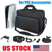 Carrying Case for PS5 Travel Bag for Controller Headset Game Console Accessories
