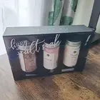 Finchberry Fizzy Salt Soak Sampler Gift Set - Darling-Renegade Honey-Rosey Posey