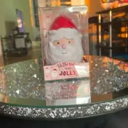 New Eccolo Santa clause Xmas Christmas red hat holiday squeeze ball stressball