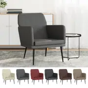 Armchair Faux Leather Sleeper Recliner Single Sofa Chair Black/Cream vidaXL