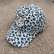 Snow Leopard Hat Explore By Lids Baseball Golf Dad Hat Adjustable Strapback Blue
