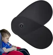 Side Car Window Sun Shade | Adjustable Side Automotive Window Sunshades | Foldable Blocker Protection Privacy Shield for Kids Baby Family Driver During Road Trip Travel Camping
