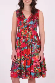 Felicity S/L Floaty Empire Dress--JUM-346J5025