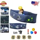 Glow-in-the-Dark Sensory Peapod Chair for Kids - Inflatable Comfort with Toys