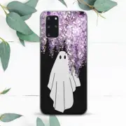 Halloween Ghost Flowers Purple Case For Samsung Note 20 S20 S21 S22 S23 S24 FE