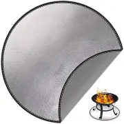 Fireproof Mat for Under Fire Pit，36" Diameter Round Fire Pit Mat for Patio, Deck