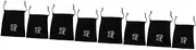SOESFOUFU 4sets Large Capacity Hair Dryer Bag Waterproof Storage Organizer for Hair Dryer Makeup Office Items Drawstring Pouch for Home Hotel Dormitory 2pcs*4
