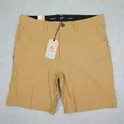 prAna Alameda Shorts Mens 38 Embark Brown Standard Fit Stretch 9" Inseam
