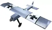 Ugly Stick RC Airplane Kit Silver 23" WS Complete W/ Pre-Cut Covering 3D Printed