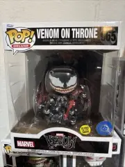 Funko Pop! Deluxe: Marvel Venom On Throne #965 Glow In The Dark New In Box