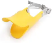 Anti Bite Duck Mouth Shape Dog Mouth Covers Anti-Called Muzzle Masks Pet Mouth Set Bite-Proof (Yellow, S)