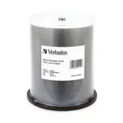 VERBATIM CD-R 700MB 100Pack of White Wide InkJet 52x