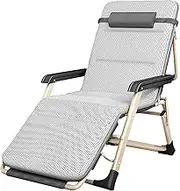 Zero Gravity Lounge Chair, Zero Gravity Chair Lounge Chairs for Outside Foldable, Zero Gravity Chair with Detachable Breathable Pad for Backyard Porch Recliner, Teslin Lounge Chair (Color : #2)